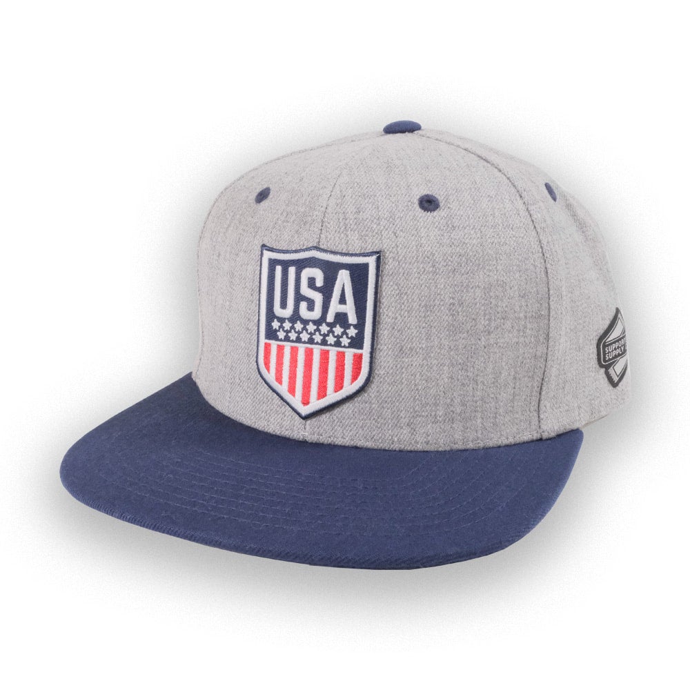 : SUPPORTER SUPPLY CO. Short Sleeve Bomb Pop USA Soccer