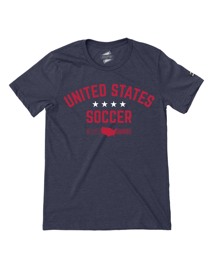 : SUPPORTER SUPPLY CO. Short Sleeve Bomb Pop Themed US Soccer  Jersey : Sports & Outdoors