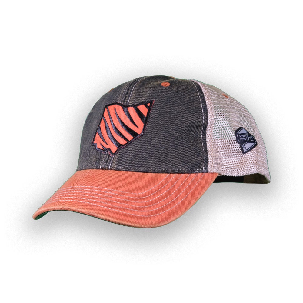 THE Cincy Script Rope Hat - Blue & Orange